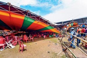 Tent collapse at PM Narendra Modi's rally injures 22