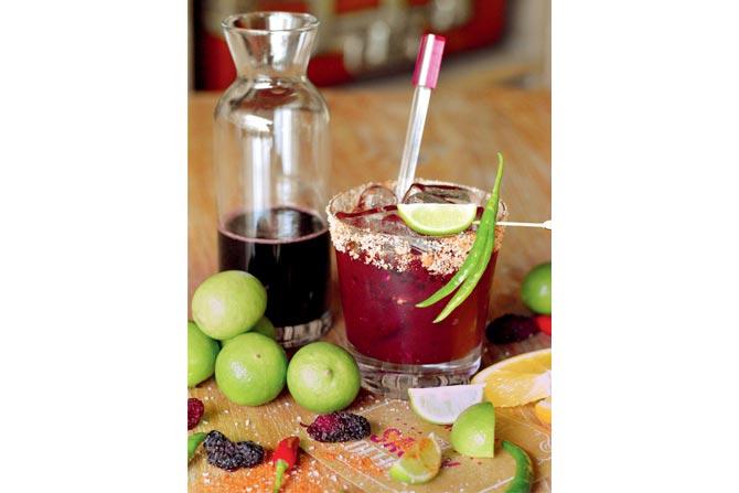 Very berry tequila