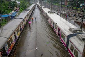 Mumbai Rains: Local trains moved at snail's pace, several trains cancelled