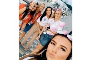 England WAGs celebrate historic FIFA World Cup 2018 win