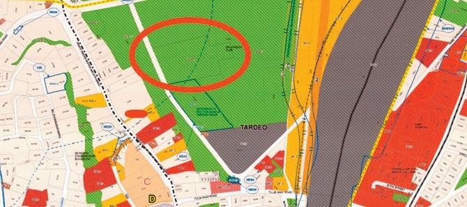 The Willingdon Sports Club was marked in green in the RDDP map