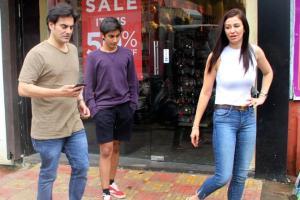 Arbaaz along with rumoured girlfriend Georgia spends time with son Arhaan