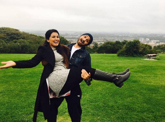 These photos of Harbhajan Singh and wife Geeta Basra will give you marriage goals!