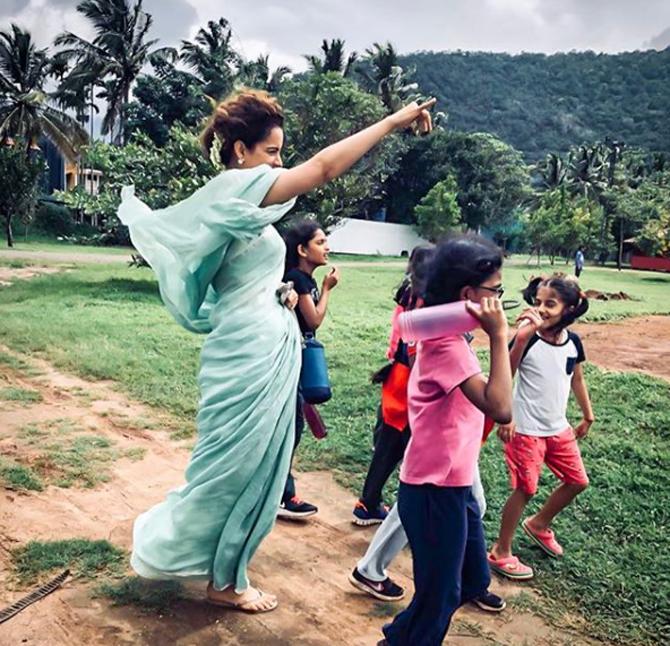 Kangana Ranaut at Coimbatore