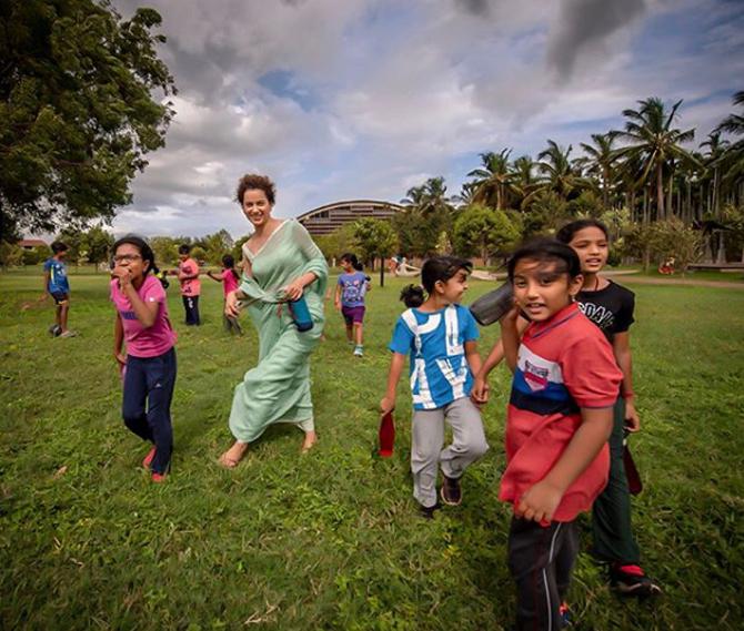 Kangana Ranaut at Coimbatore
