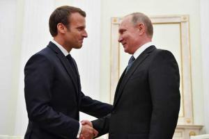 French President Macron congratulates Putin for hosting 'perfect' World Cup