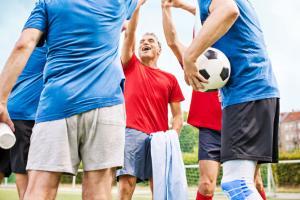 Football effective for old diabetic patients