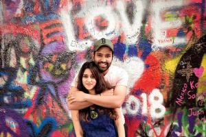 Rohit Sharma posts an adorable picture with wife Ritika on Instagram 