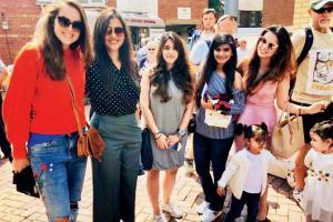 Indian cricketers WAGs cheer for their men in England