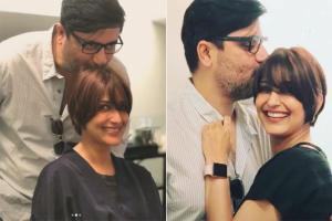 Sonali Bendre takes cancer treatment head on; Goldie Behl stands by her side