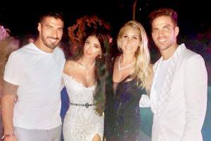 Cesc Fabregas hosts post-wedding bash in Ibiza with teammates