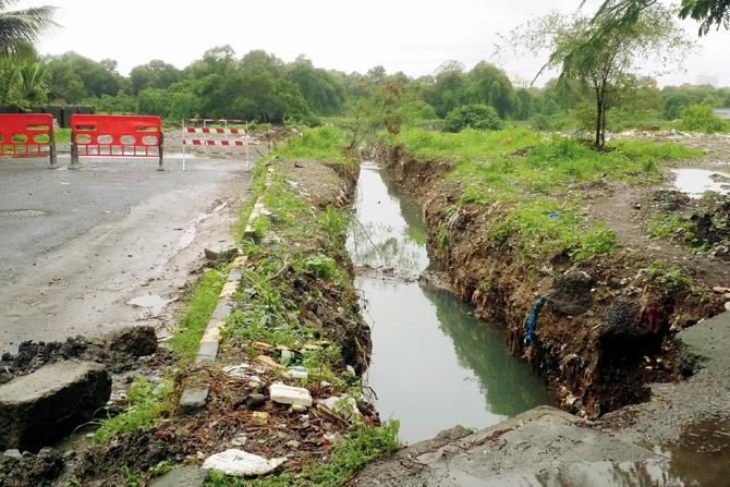 Arjun Harijan is suspected to have fallen into the ditch while playing on the road