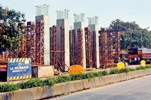 Mumbai rains: Clogged drains due to BKC flyover work may cause flooding