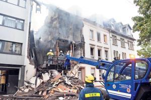 Mysterious explosion destroys German building, injures 25