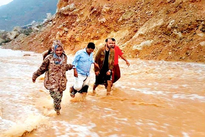 Cyclone Mekunu made landfall early May 26, causing flash floods and other damage. File pic