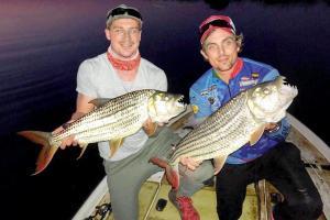 South African cricketer Dale Steyn enjoying his fishing trip