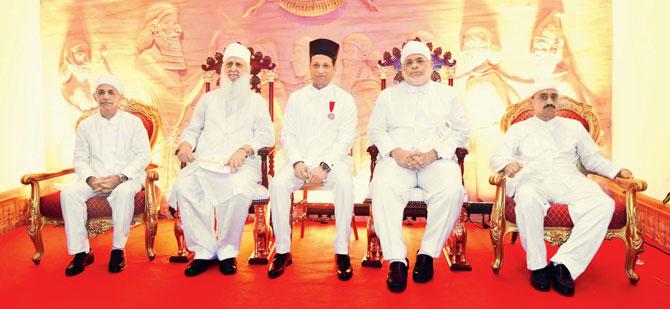 Ervad Dr Ramiyar Karanjia, Vada Dasturji Dr Firoze Kotwal, Jimmy Mistry, Vada Dasturji Khurshed Dastoor and Vada Dasturji Cyrus Noshirwan Dastur