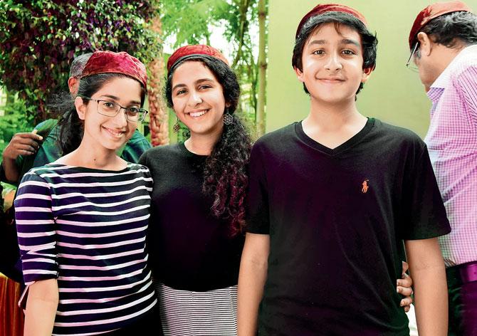Parsi youngsters at the ceremony