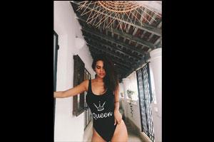 Esha Gupta flaunts her voluptuous figure in a high-cut bikini