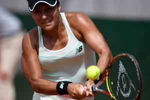 Brit Heather Watson blown away by Belgium's Mertens