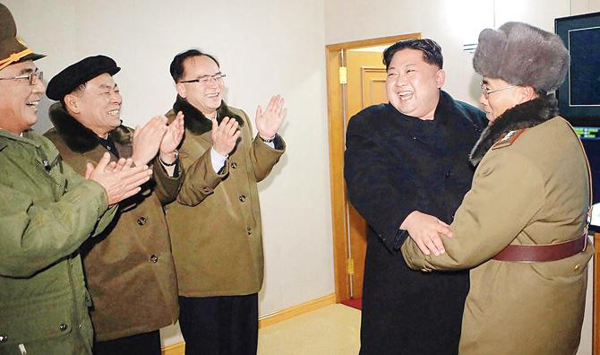 North Korean leader Kim Jong Un. File Pic