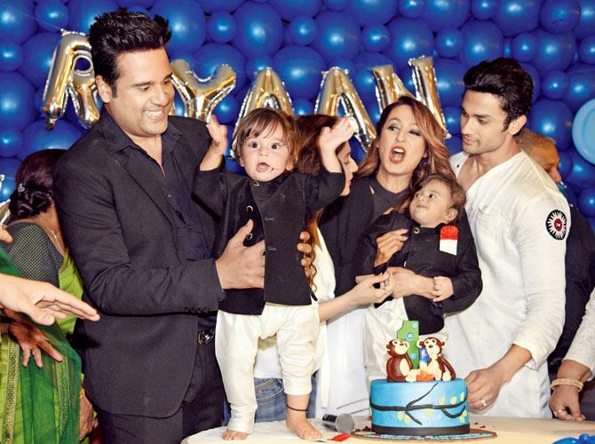 Krushna Abhishek and Kashmira Shah