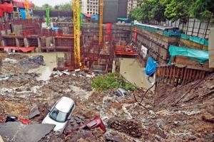 Mumbai rains: Landslide shakes Wadala neighbourhood