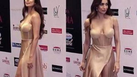 480px x 270px - Malaika Arora makes heads turn in a customised nude gown at Miss India 2018  show