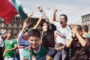 Mexico City hit by quake of joy during team's win against Germany