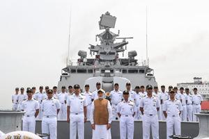 PM Narendra Modi visits Singapore's Changi Naval Base