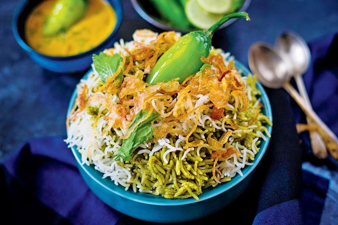 Jodhpuri mirch ki biryani