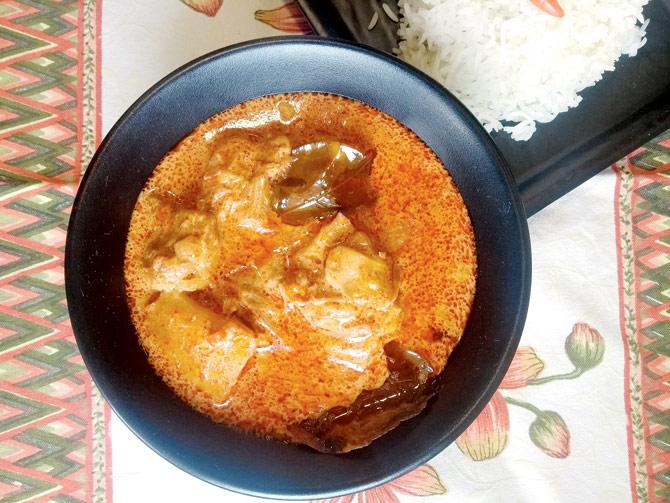 Pork massaman curry