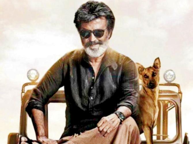 Rajini in a still from Kaala