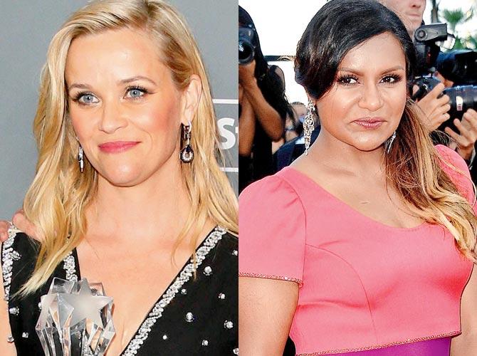 Reese Witherspoon and Mindy Kaling