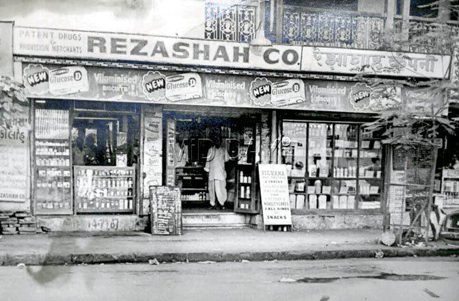 Rezashah Co. was named for the Shah of Iran ascending the throne in the year that Hormajshah Andhyarujina of Udwada hit business on Sleater Road. Pic Courtesy Rointon Andhyarujina 