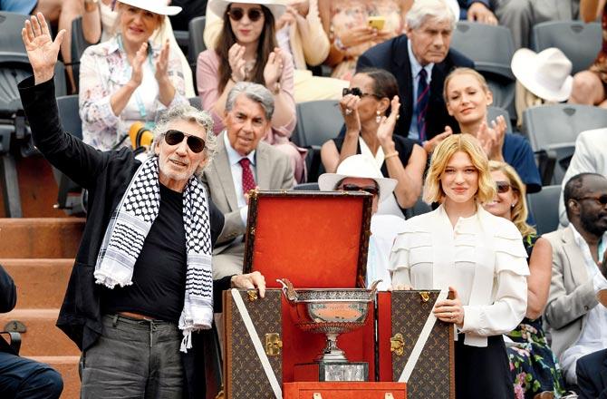 Roger Waters and French actress Lea Seydoux