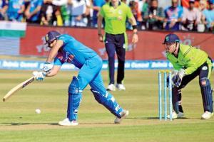 Rohit Sharma's quickfire 97 helps visitors beat Ireland by 76 runs