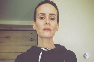 What made Sarah Paulson look like 'highlighter'