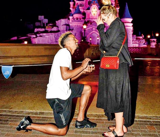 Scott Sinclai with girlfriend Helen Flanagan