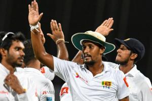 Sri Lanka 99/5 v West Indies in rain-affected Day Two