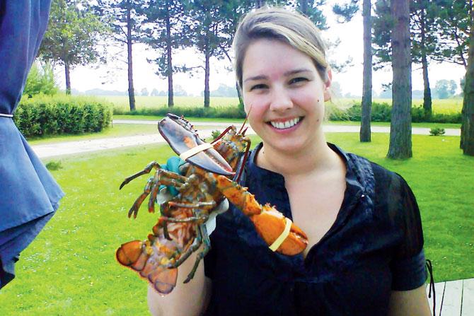 A 2007 photo of Suzy Wengel when she weighed 90 kg