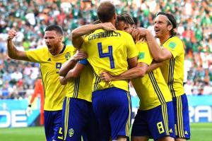 FIFA World Cup 2018: Sweden power into World Cup last 16 by beating Mexico