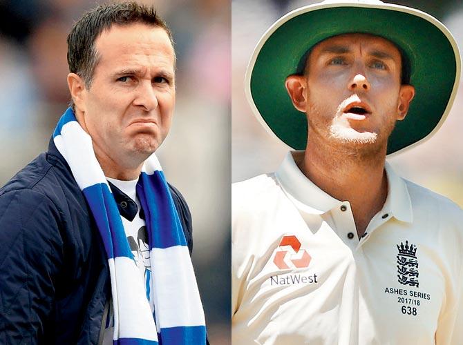 Michael Vaughan and Stuart Broad