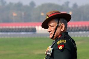 Indian Army chief General Bipin Rawat visits Aurangzeb's bereaved family