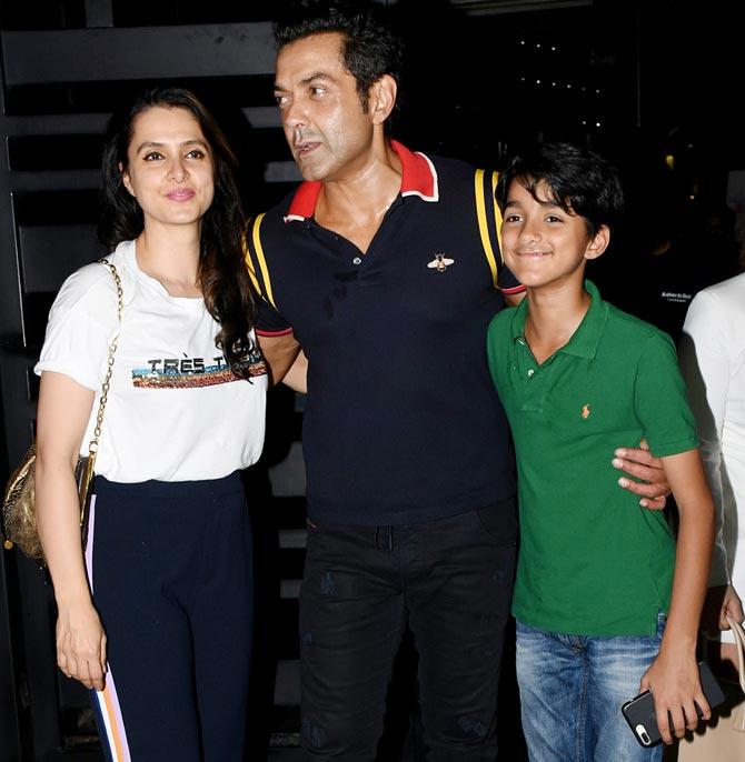 bobby deol and family