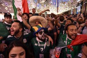 Mexico fans/AFP