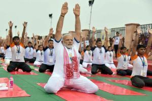 Narendra Modi releases fitness video, passes challenge to Kumaraswamy