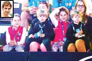 My kids keep me young, says Roger Federer