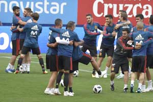 FIFA World Cup 2018: Spain prepare for first warm up match against Switzerland