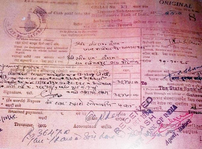 Still have the receipt for the land purchase in 1968